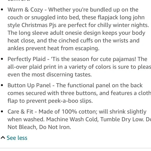 NWT Silver Lilly Oh Deer Slim Buffalo Plaid Flapjack Pajamas - Picture 17 of 17